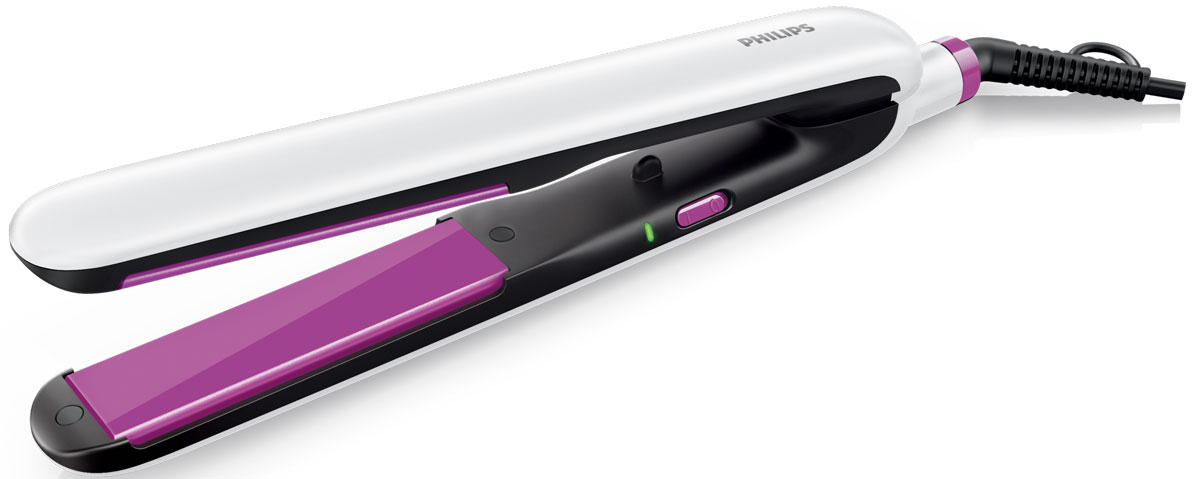 Philips Essential Care HP8319/60 выпрямитель для волосHP8319/60 Philips Essential Care HP8319/60 выпрямитель для волосHP8319/60Новый выпрямитель Essential Care с удлиненными пластинами обеспечивает более быструю и бережную укладку — в результате волосы становятся идеально гладкими и блестящими. Удобные длинные пластины для быстрого выпрямления: Длинные пластины обеспечивают лучший контакт с волосами и позволяют достичь идеальных результатов за более короткое время. Профессиональная температура укладки 210°C для идеальных результатов: Высокая температура укладки позволяет создать любую прическу и придать волосам великолепный вид. Быстрый нагрев, готовность к использованию за 60 секунд: Выпрямитель быстро нагревается и готов к пользованию всего через 60 секунд после включения. Рукоятка оснащена фиксатором для удобства складывания и хранения: Выпрямитель оснащен специальным фиксатором, который расположен в основании прибора. Он фиксирует пластины, обеспечивая легкость и удобство хранения прибора и одновременно защищая выпрямитель от ...