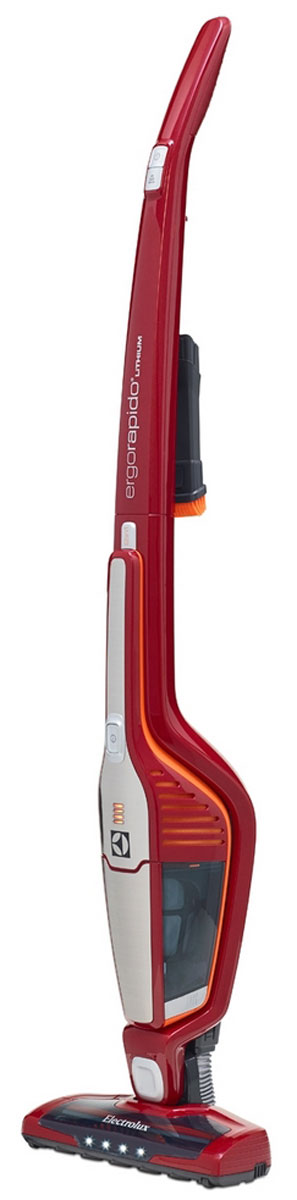 Electrolux ERGO 12, Red пылесосERGO 12 Electrolux ERGO 12, Red пылесосERGO 12Оцените идеальную гибкость и функциональность дизайна пылесоса Electrolux ERGO12. Будь то большая площадь или маленький труднодоступный участок, Ergorapido обеспечит результаты. Легкосъемный ручной блок позволит с легкостью убраться на кухонном столе, мебели или внутри салона машины. Гибкость плюс маневренность в диапазоне 180 градусов: Маневренность в диапазоне 180°, эргономичный дизайн, продуманная конструкция насадки с оптимизированным шарниром и большими задними колесиками увеличивают гибкость при уборке. Два режима мощности позволят подобрать режим уборки для различных поверхностей. Завершив уборку, просто верните пылесос на базу. Технология BrushRollClean плюс простота обслуживания: Навсегда забудьте об очистке щетки пылесоса от волос и волокон. Пусть уникальная технология очистки щетки нового пылесоса Ergorapido сделает это за вас достаточно лишь нажать на педаль! Ergorapido также отличается простотой опорожнения и поддержания...