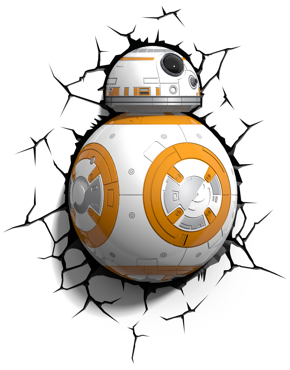 Star Wars Пробивной 3D светильник Дроид BB-850021 Star Wars Пробивной 3D светильник Дроид BB-850021Безопасный: без проводов, работает от батареек (3хАА, не входят в комплект); Не нагревается: всегда можно дотронуться до изделия; Реалистичный:3D наклейка-имитация трещины в комплекте; Фантастический: выглядит превосходно в любое время суток; Удобный: простая установка (автоматическое выключение через полчаса непрерывной работы). Товар предназначен для детей старше 3 лет. ВНИМАНИЕ! Содержит мелкие детали, использовать под непосредственным наблюдением взрослых. Страна происхождения: Китай. Дизайн и разработка: Канада.