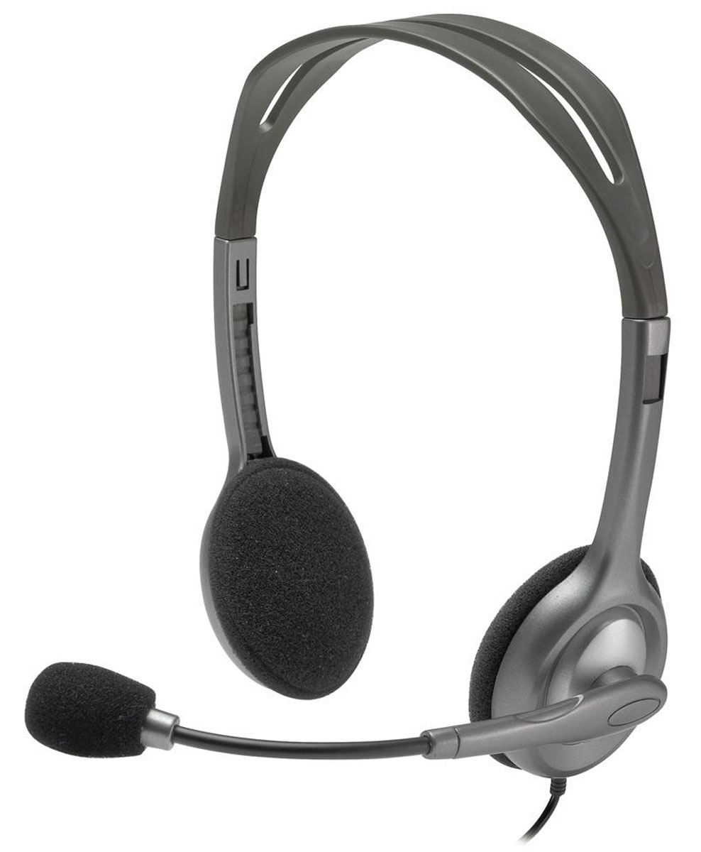 Logitech H111 Stereo гарнитура981-000593 Logitech H111 Stereo гарнитура981-000593Logitech H111 Stereo универсальная гарнитура, которая совместима практически со всеми операционными системами и платформами благодаря подключению с помощью стандартного разъема 3,5 мм. Забудьте о фоновом шуме благодаря микрофону с функцией шумоподавления. Легкое оголовье можно отрегулировать для удобного расположения гарнитуры, а микрофон можно расположить слева или справа. Помимо чистого звучания речи эта гарнитура обеспечивает насыщенный стереозвук при просмотре фильмов, прослушивании музыки и в играх.