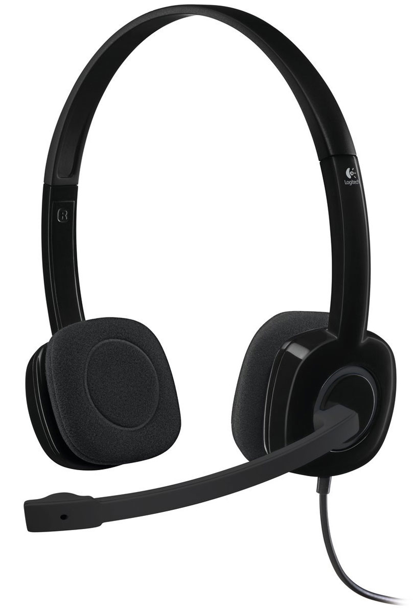 Logitech H151 Stereo, Black гарнитура981-000589 Logitech H151 Stereo, Black гарнитура981-000589Logitech H151 Stereo универсальная гарнитура, которая совместима практически со всеми операционными системами и платформами благодаря подключению с помощью стандартного разъема 3,5 мм. Встроенные элементы управления звуком Отрегулировать громкость и мгновенно отключить микрофон можно, не касаясь главного устройства или других аксессуаров. Микрофон с функцией шумоподавления с любой стороны гарнитуры Микрофон можно расположить слева или справа, а также отодвинуть, когда он не используется. К тому же он подавляет фоновый шум. Музыка, фильмы и игры оживают благодаря насыщенному стереозвуку. Размер легкого оголовья регулируется для удобного расположения гарнитуры.
