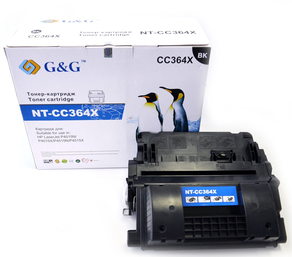 G&G NT-CC364X тонер-картридж для HP laserJet P4015N/P4015X/P4515N/P4515XNT-CC364X G&G NT-CC364X тонер-картридж для HP laserJet P4015N/P4015X/P4515N/P4515XNT-CC364XКартридж G&G NT-CC364X для лазерных принтеров HP LaserJet P4015N/P4015X/P4515N/P4515X. Расходные материалы G&G для лазерной печати максимизируют характеристики принтера. Обеспечивают повышенную чёткость чёрного текста и плавность переходов оттенков серого цвета и полутонов, позволяют отображать мельчайшие детали изображения. Обеспечивают надежное качество печати.