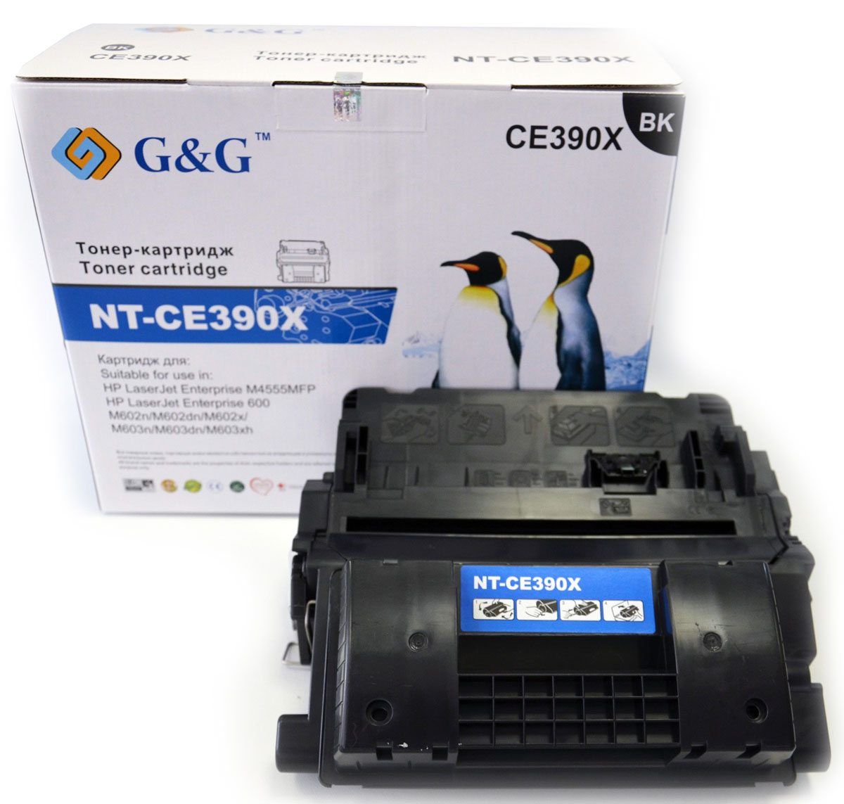 G&G NT-CE390X тонер-картридж для HP LaserJet Enterprise 600 M602/603/M4555MFPNT-CE390X G&G NT-CE390X тонер-картридж для HP LaserJet Enterprise 600 M602/603/M4555MFPNT-CE390XКартридж G&G NT-CE390X для лазерных принтеров HP LaserJet Enterprise 600 M602/603/M4555MFP. Расходные материалы G&G для лазерной печати максимизируют характеристики принтера. Обеспечивают повышенную чёткость чёрного текста и плавность переходов оттенков серого цвета и полутонов, позволяют отображать мельчайшие детали изображения. Обеспечивают надежное качество печати.
