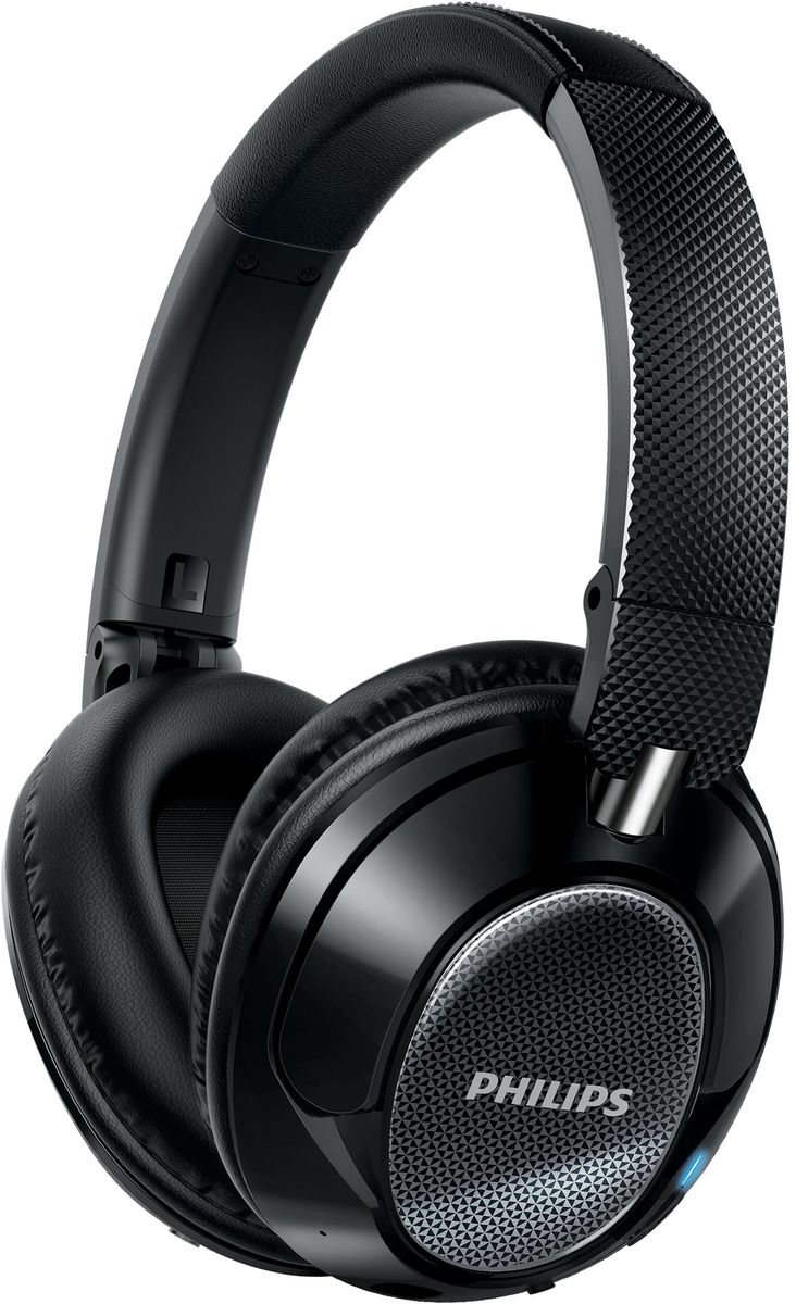 Philips SHB9850NC/00 беспроводные наушникиSHB9850NC/00 Philips SHB9850NC/00 беспроводные наушникиSHB9850NC/00Погрузитесь в мир музыки с наушниками Philips SHB9850NC. Благодаря системе шумоподавления (до 99 %) они станут идеальным спутником в ваших путешествиях. Наслаждайтесь музыкой с удобными элементами управления Smart Touch и функцией сопряжения с устройствами Bluetooth одним касанием через NFC. 40-мм излучатели с неодимовыми магнитами воспроизводят четкий звук: Точно настроенные 40-мм излучатели с неодимовыми магнитами в сочетании с акустическим оформлением закрытого типа и полноразмерными чашками обеспечивают точный и впечатляющий звук высокого качества. Компактная конструкция складывается в разных направлениях — прекрасное решение для прослушивания в дороге. Сопряжение нескольких устройств: прослушивание музыки и прием вызовов одновременно с двух устройств: Функция сопряжения нескольких устройств позволяет подключать наушники Philips Bluetooth одновременно к двум устройствам. Просто выполните сопряжение с двумя Bluetooth-устройствами,...