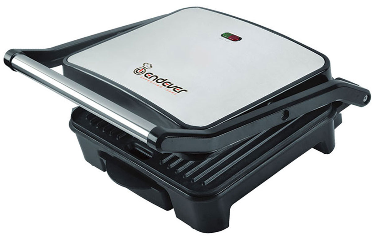 Endever 117 Grillmaster электрогрильGrillmaster 117 Endever 117 Grillmaster электрогрильGrillmaster 117Благодаря компактным и элегантным размерам, электрогриль Endever 117 Grillmaster является ценным помощником на кухне. При приготовлении пищи в гриле можно использовать минимальное количество масла, что позволяет готовить менее жирную и диетическую пищу. Модель очень проста и удобна в использовании. Прибор выполнен из качественных и прочных материалов, что значительно продлевает срок службы. Ненагревающаяся эргономичная ручка Автоматический контроль температуры Антипригарное покрытие поверхностей