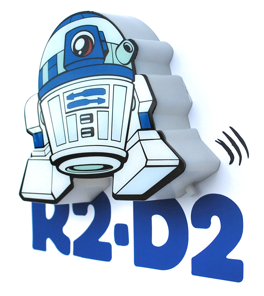 Star Wars Пробивной 3D мини-светильник R2-D250017120 Star Wars Пробивной 3D мини-светильник R2-D250017120Безопасный: без проводов, работает от батареек (2хААА, не входят в комплект); Не нагревается: всегда можно дотронуться до изделия; Реалистичный:3D наклейка в комплекте; Фантастический: выглядит превосходно в любое время суток; Удобный: простая установка (автоматическое выключение через полчаса непрерывной работы). Товар предназначен для детей старше 3 лет. ВНИМАНИЕ! Содержит мелкие детали, использовать под непосредственным наблюдением взрослых. Страна происхождения: Китай. Дизайн и разработка: Канада.