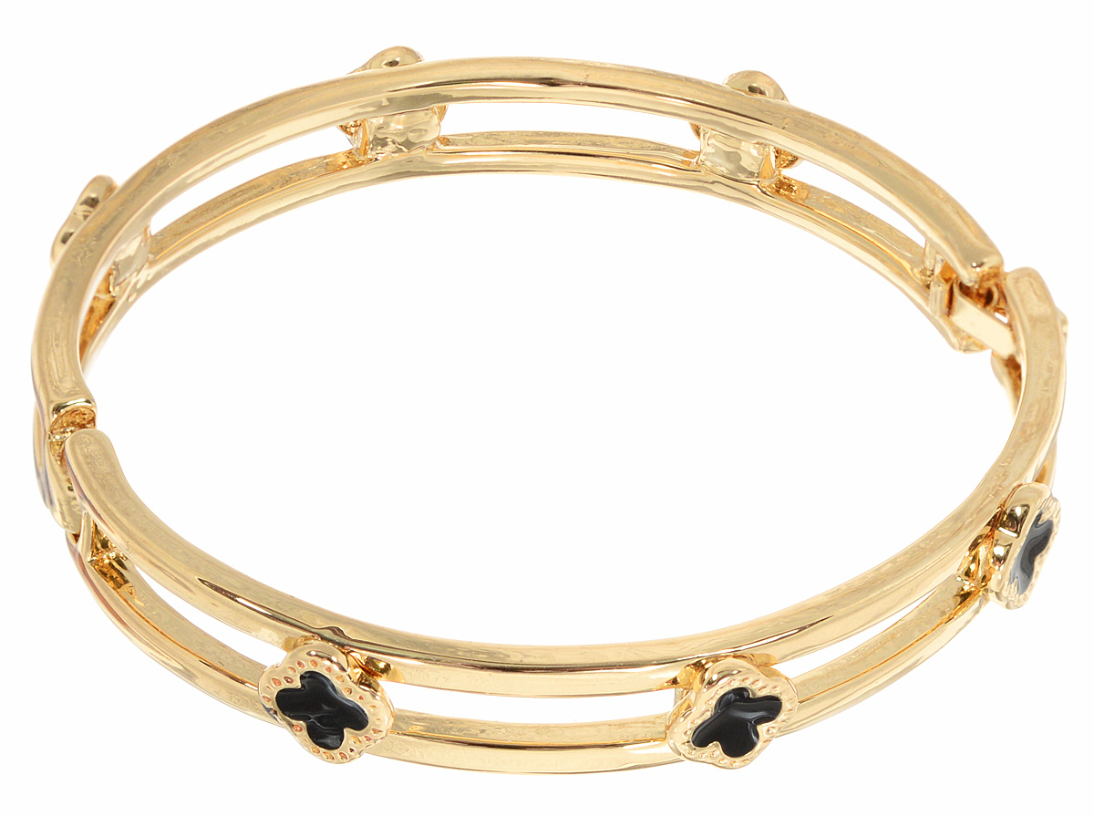 Браслет Taya, цвет: золотистый. T-B-10804T-B-10804-BRAC-GOLD Браслет Taya, цвет: золотистый. T-B-10804T-B-10804-BRAC-GOLDБраслет современного дизайна Taya изготовлен из металлического сплава. Изделие оформлено декоративными элементами в виде цветочков, которые дополнены эмалью. Украшение застегивается на надежный замок-пряжку. Оригинальный браслет придаст вашему образу изюминку, подчеркнет красоту и изящество вечернего платья или преобразит повседневный наряд.