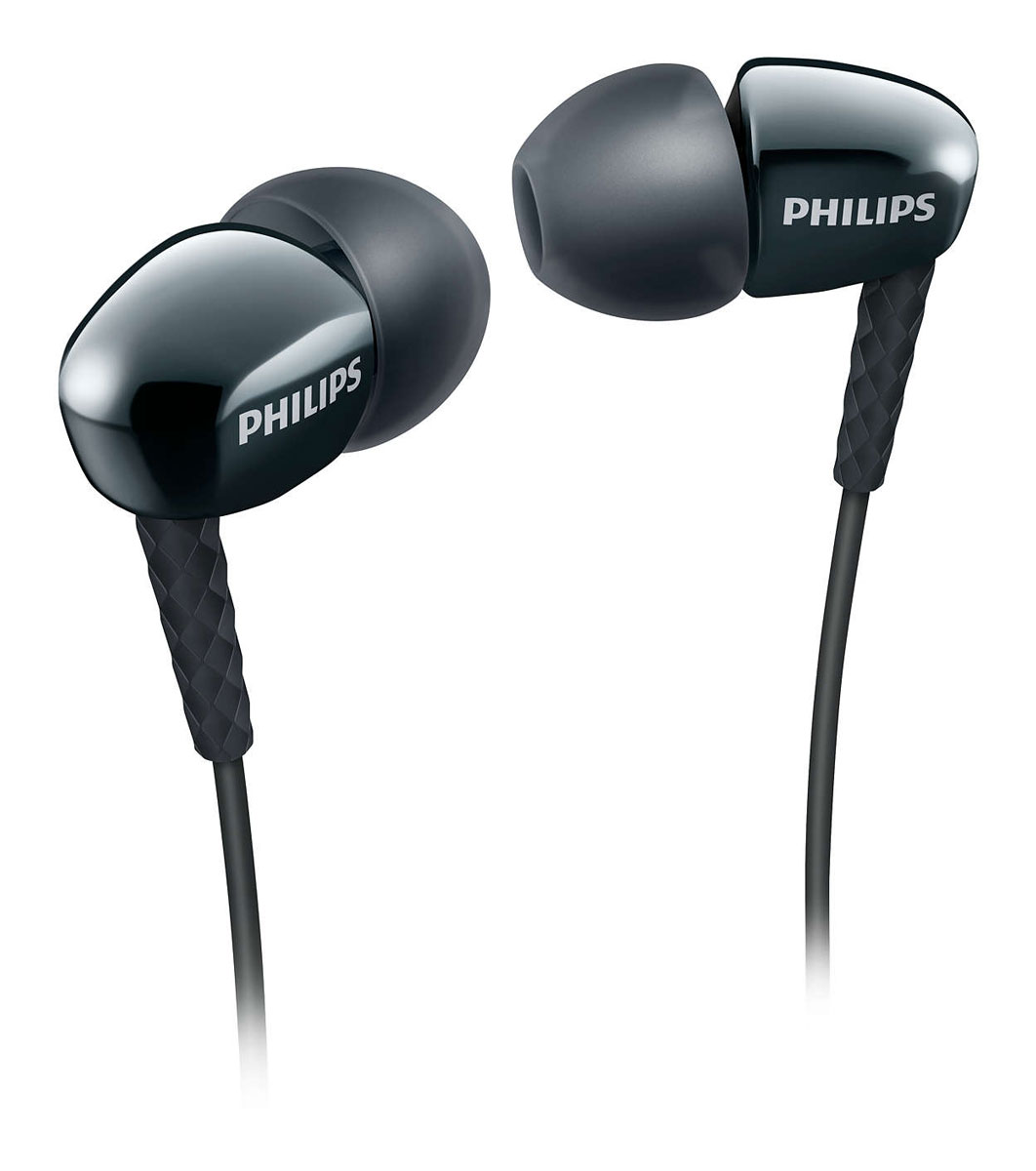 Philips SHE3900BK/51 наушники-вкладышиSHE3900BK/51, SHE3900BK/00 Philips SHE3900BK/51 наушники-вкладышиSHE3900BK/51, SHE3900BK/00Стильные и удобные наушники-вкладыши премиум-класса Philips SHE3900BK/51 обеспечивают превосходные басы. Качественные излучатели воспроизводят мощный звук. Насадки 3 размеров для овальных трубок гарантируют комфортную посадку и насыщенные басы. Корпус наушников выполнен с применением вакуумной металлизации, что придает им утонченный внешний вид. Текстурированный фиксатор кабеля обеспечивает надежное и гибкое соединение между кабелем и штекером.