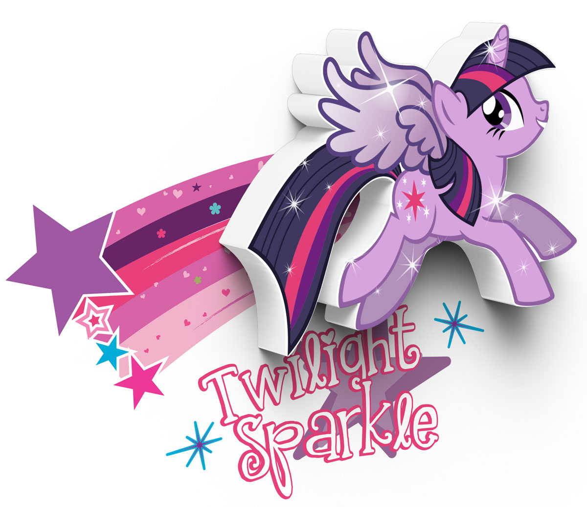 My Little Pony Пробивной 3D мини-светильник Twilight Sparkle4000912 My Little Pony Пробивной 3D мини-светильник Twilight Sparkle4000912Безопасный: без проводов, работает от батареек (2хААА, не входят в комплект); Не нагревается: всегда можно дотронуться до изделия; Реалистичный:3D наклейка в комплекте; Фантастический: выглядит превосходно в любое время суток; Удобный: простая установка (автоматическое выключение через полчаса непрерывной работы). Товар предназначен для детей старше 3 лет. ВНИМАНИЕ! Содержит мелкие детали, использовать под непосредственным наблюдением взрослых. Страна происхождения: Китай. Дизайн и разработка: Канада.