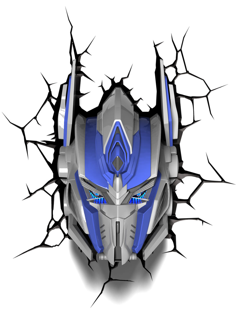 Transformers Пробивной 3D светильник Оптимус Прайм40003 Transformers Пробивной 3D светильник Оптимус Прайм40003Безопасный: без проводов, работает от батареек (3хАА, не входят в комплект); Не нагревается: всегда можно дотронуться до изделия; Реалистичный:3D наклейка-имитация трещины в комплекте; Фантастический: выглядит превосходно в любое время суток; Удобный: простая установка (автоматическое выключение через полчаса непрерывной работы). Товар предназначен для детей старше 3 лет. ВНИМАНИЕ! Содержит мелкие детали, использовать под непосредственным наблюдением взрослых. Страна происхождения: Китай. Дизайн и разработка: Канада.