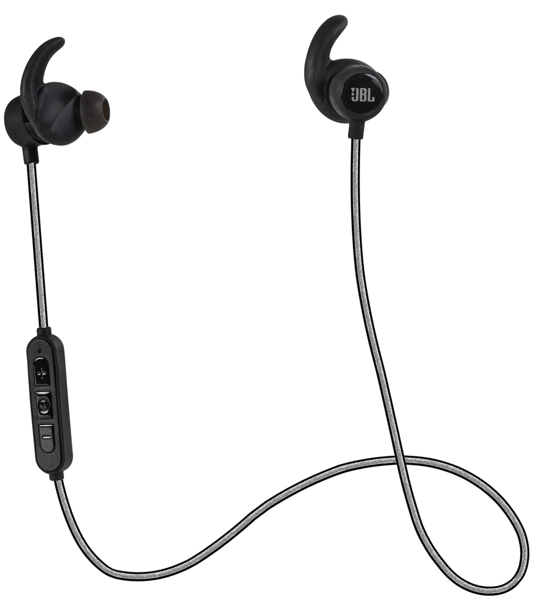 JBL Reflect Mini BT, Black беспроводные наушникиJBLREFMINIBTBLK JBL Reflect Mini BT, Black беспроводные наушникиJBLREFMINIBTBLKJBL Reflect Mini BT - это спортивные беспроводные наушники. Защищенные от капель пота, с вкладышами, не торчащими из ушей, эти сверхлегкие наушники обеспечивают потрясающее звучание JBL, вдохновляя вас на спортивные достижения. Дизайн, разработанный специально для тренировок, защитит наушники от капель пота, и они будут дарить легендарное звучание JBL несмотря ни на что. Поддержка технологии Bluetooth позволяет передавать потоковую музыку в высоком качестве с мобильных устройств. Источником звука может быть мобильный телефон, планшетное устройство или ноутбук — эта модель сможет с ним работать. Выполняйте кроссфит с уверенностью и тренируйтесь с легкостью, поскольку спортивные Bluetooth-наушники JBL Reflect Mini не ограничивают вас проводами и обеспечивают 8 часов воспроизведения через высококачественные 5,8-мм мембраны. Пульт управления и микрофон, управляемые одной кнопкой, стильный ассортимент цветов и возможность с легкостью...