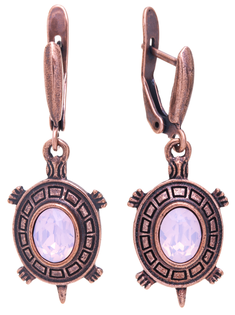 Серьги Jenavi Кассида. Эмис, цвет: медный, белый. k345u101k345u101 Серьги Jenavi Кассида. Эмис, цвет: медный, белый. k345u101k345u101Оригинальные серьги Jenavi из коллекции Кассида. Эмис изготовлены из гипоаллергенного ювелирного сплава, покрыты медью. Изделие застегивается на английский замок, который надежно зафиксирует серьги. Стильные серьги декорированы вставками из кристаллов Swarovski.