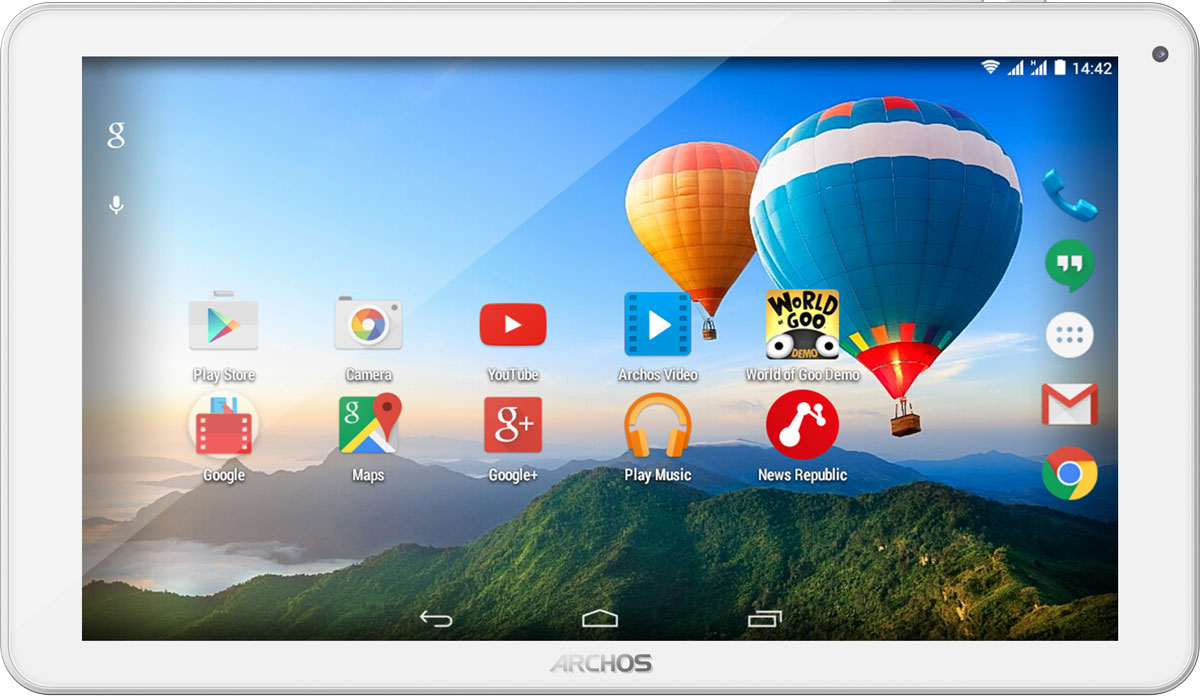 Archos 101 Xenon Lite101 XENON LITE Archos 101 Xenon Lite101 XENON LITEARCHOS 101 Xenon Lite сочетает в себе самое лучшее из мира смартфонов и планшетов. Поддержка 3G и функции телефона позволит вам находится на связи, когда в дороге, при этом наслаждаться комфортной работой Android KitKat на 10,1 дюймовом дисплее. 10,1 дюймовый дисплей: ARCHOS 101 Xenon Lite использует большой 10,1 дюймовый дисплей с матрицей MVA, обеспечивающей яркие цвета и широкие углы обзора, как матрицы IPS. Разрешение 1024 x 600 позволяет рассмотреть каждую деталь, отображаемую на дисплее планшета, будь это приложения, игры или видео. Модем с поддержкой технологии HSPA для сетей 3G: ARCHOS 101 Xenon Lite обладает встроенным модемом с технологией HSPA для сетей 3G. Он способен использовать SIM-карты любого оператора в стране и за рубежом, так что вы можете оставаться на связи и продолжать работать с приложениями, Интернетом и электронной почтой, независимо от того, где находитесь. Две камеры: ARCHOS 101 Xenon Lite...