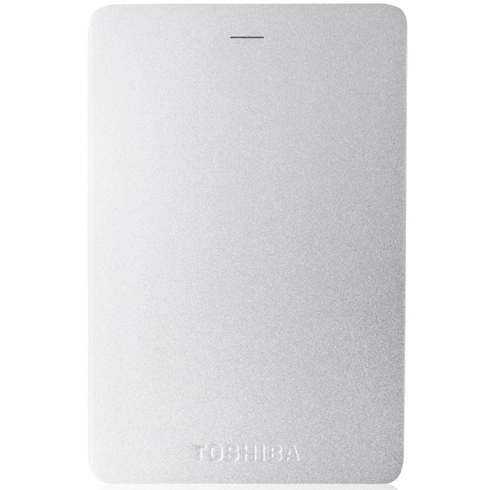 Toshiba Canvio Alu 500GB, Silver внешний жесткий диск (HDTH305ES3AA)HDTH305ES3AA Toshiba Canvio Alu 500GB, Silver внешний жесткий диск (HDTH305ES3AA)HDTH305ES3AAХраните важные данные надежно на внешнем жестком диске Toshiba Canvio Alu! Доступ к записанной информации осуществляется быстро и легко при помощи подключения USB 3.0. С его элегантным алюминиевым корпусом в различных цветовых вариациях вы приобретаете стильное и яркое решение для хранения нужных файлов. Диск необычайно прост в использовании, встроенное программное обеспечение резервного копирования NTI позволяет делать регулярные автоматические резервные копии данных для дополнительной безопасности.