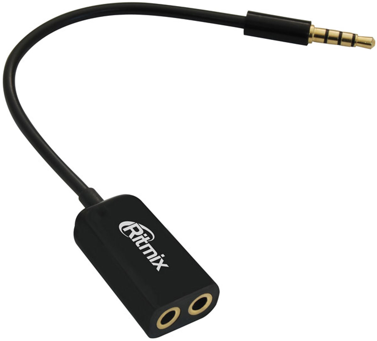 Ritmix RAS-150, Black разветвитель15115430 Ritmix RAS-150, Black разветвитель15115430Ritmix RAS-150 - аудиокабель-разветвитель, позволяющий выводить музыку на две пары наушников с одного гаджета. Лёгкое и простое подключение Служит для подключения двух наушников одновременно Воспроизведение аудиосигнала без потери качества Подходит для всех моделей iPod, iPhone, iPad, а также Macbook/Pro/Air, плееров и других аудио устройств с разъёмом 3,5 мм