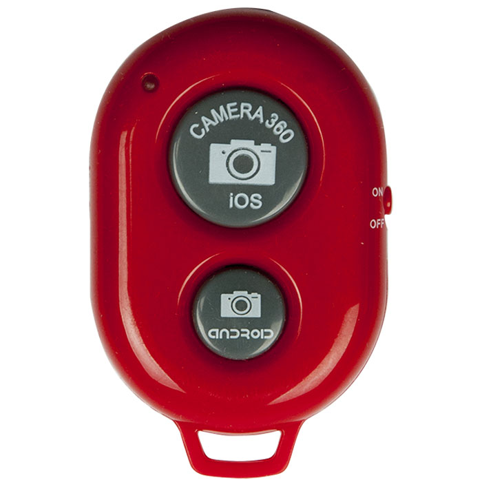 Ritmix RMH-020BTH Selfie, Red Bluetooth-кнопка15118084 Ritmix RMH-020BTH Selfie, Red Bluetooth-кнопка15118084Bluetooth-кнопка дистанционного спуска затвора фотокамеры RMH-020BTH Selfie работает в паре с устройствами на базе Android или iOS. Кнопка отличается компактными размерами, а на корпусе имеется специальное крепление для шнурка, что обеспечивает удобство транспортировки.