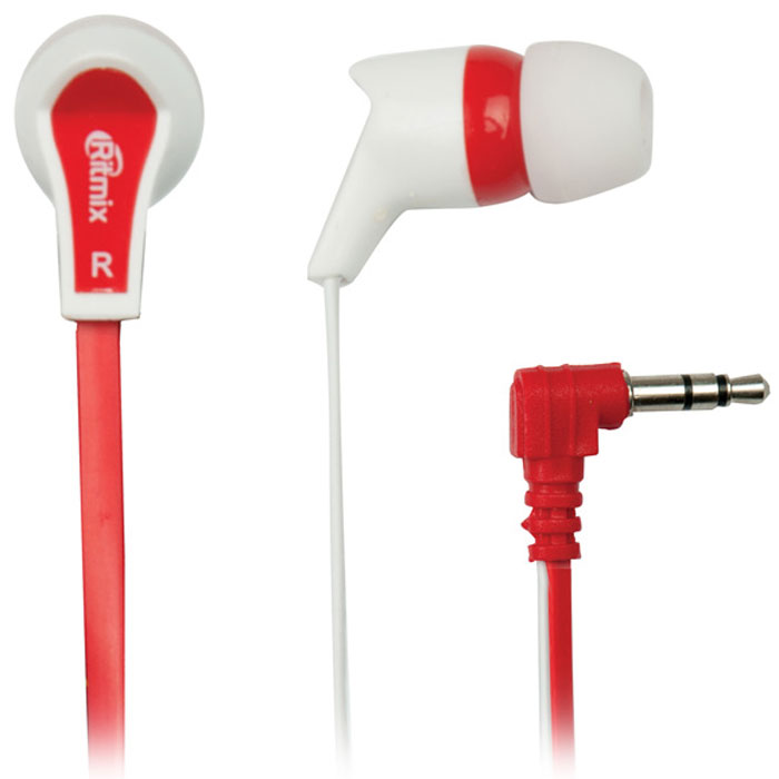 Ritmix RH-013, White Red наушники15118132 Ritmix RH-013, White Red наушники15118132Ritmix RH-013 - это яркие и стильные наушники-вкладыши с амбушюрами вставного типа. Модель предназначена для использования с MP3-плеерами, планшетами, ноутбуками и имеет плоский кабель, который предотвращает провод от спутывания. Ritmix RH-013 отличаются комфортной посадкой, сбалансированным звучанием и представлены в пяти цветовых вариациях.