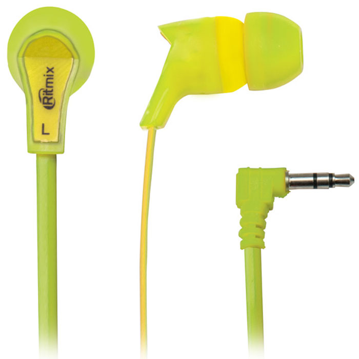 Ritmix RH-013, Green Yellow наушники15118133 Ritmix RH-013, Green Yellow наушники15118133Ritmix RH-013 - это яркие и стильные наушники-вкладыши с амбушюрами вставного типа. Модель предназначена для использования с MP3-плеерами, планшетами, ноутбуками и имеет плоский кабель, который предотвращает провод от спутывания. Ritmix RH-013 отличаются комфортной посадкой, сбалансированным звучанием и представлены в пяти цветовых вариациях.