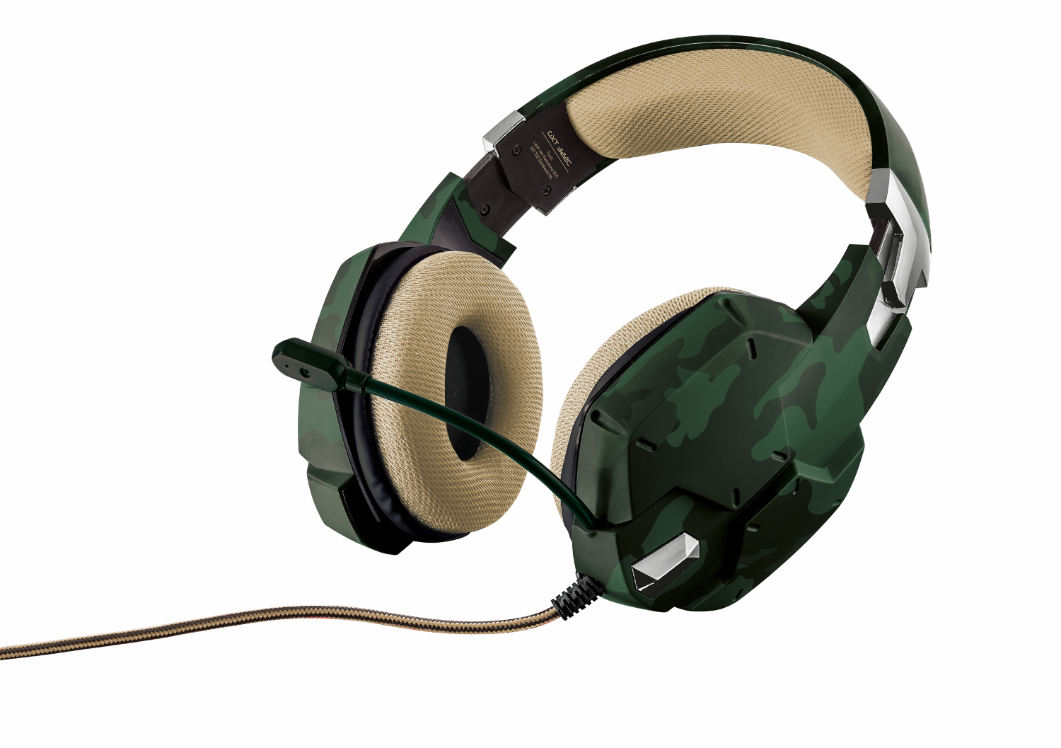 Trust GXT 322C, Green игровая гарнитура20865 Trust GXT 322C, Green игровая гарнитура20865Наушники, внутренняя часть которых обшита сетчатым материалом, гибкий микрофон и мощные динамики для передачи низких частот. Амбушюры, покрытые специальным сетчатым материалом, обеспечивают комфорт даже после нескольких часов интенсивной игры Регулируемое оголовье и гибкий микрофон Регулятор громкости и кнопка отключения микрофона расположены непосредственно на наушниках Высококачественный звук с глубокими низкими частотами Незапутывающийся нейлоновый кабель в оплетке (2 м)