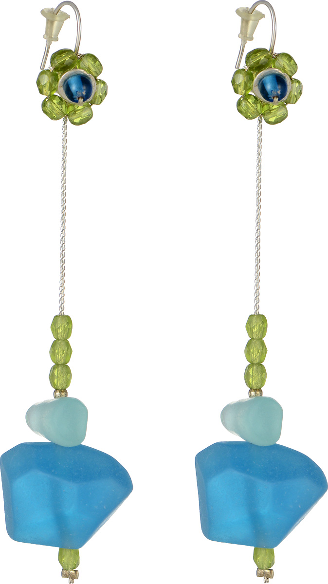 Серьги Lalo Treasures Mon Amour, цвет: голубой, зеленый. E3461-3E3461-3 Серьги Lalo Treasures Mon Amour, цвет: голубой, зеленый. E3461-3E3461-3Оригинальные серьги Lalo Treasures Mon Amour изготовлены из металлического сплава, дополнены подвесками с декоративными элементами из ювелирной смолы. Изделие оснащено замком-петлей с заглушками, который надежно зафиксирует серьги. Стильные серьги Lalo Treasures Mon Amour не оставят равнодушной ни одну любительницу изысканных украшений и помогут создать собственный неповторимый образ.
