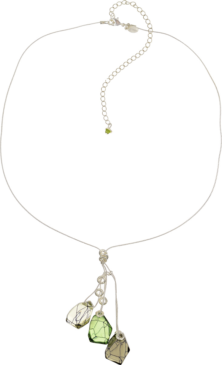 Колье Lalo Treasures Mon Amour, цвет: серебристый, серый, зеленый. P4462-2P4462-2 Колье Lalo Treasures Mon Amour, цвет: серебристый, серый, зеленый. P4462-2P4462-2Яркое колье современного дизайна Lalo Treasures Mon Amour изготовлено из металлического сплава. Украшение дополнено подвеской, декоративные элементы которой выполнены из ювелирной смолы. Изделие застегивается на замок-карабин, длина регулируется. Стильное украшение поможет дополнить любой образ и привнести в него завершающий яркий штрих.