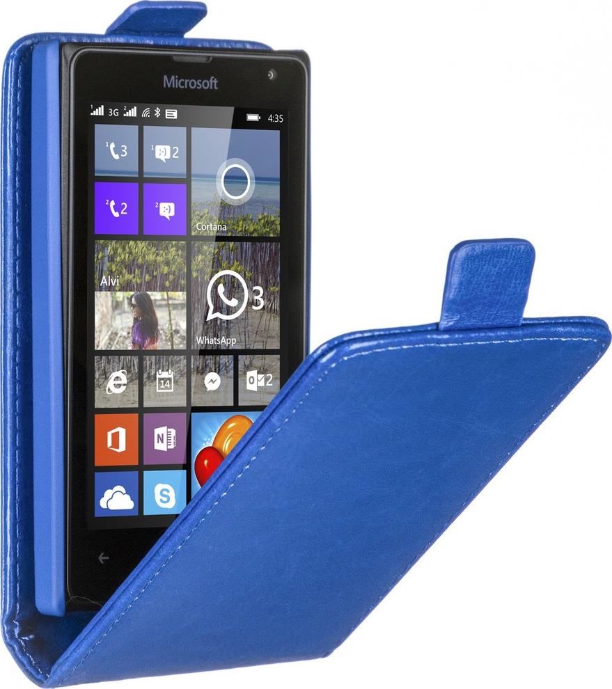 Skinbox Flip Case чехол для Microsoft Lumia 435/532, Blue2000000059044 Skinbox Flip Case чехол для Microsoft Lumia 435/532, Blue2000000059044Чехол Skinbox 4People для Microsoft Lumia 435/532 выполнен из качественных материалов, плотно прилегает к устройству и не скользит в руках. Он обеспечивает надежную защиту корпуса и экрана смартфона и надолго сохраняет его привлекательный внешний вид. Чехол также обеспечивает свободный доступ ко всем разъемам и клавишам устройства.