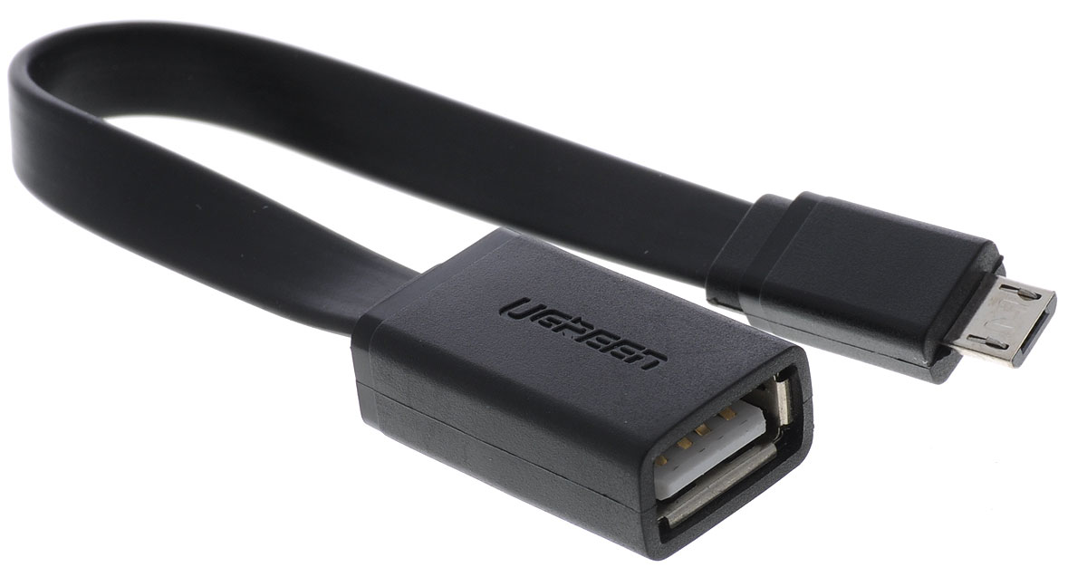 Ugreen UG-10821, Black адаптер-переходник USB 0.1 мUG-10821 Ugreen UG-10821, Black адаптер-переходник USB 0.1 мUG-10821Кабель Ugreen UG-10821 используется для подключения периферийных устройств, таких как мышь или клавиатура к вашей портативной электронике с разъемом microUSB OTG (On-The-Go). Экранирование кабеля позволяет защитить сигнал при передаче от влияния внешних полей, способных создать помехи. OTG (On-The-Go) функция позволяет синхронизировать периферийные USB-устройства с портативным девайсом напрямую - без необходимости подключения к ПК.