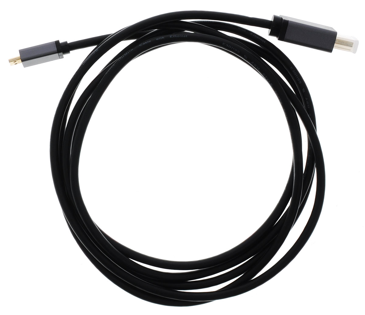 Ugreen UG-10119, Black Silver кабель microHDMI-HDMI 2 мUG-10119 Ugreen UG-10119, Black Silver кабель microHDMI-HDMI 2 мUG-10119Высокоскоростной кабель Ugreen UG-10119 c поддержкой Ethernet позволяет подключить смартфоны, планшеты, фотоаппараты и видеокамеры с интерфейсом microHDMI к HDTV дисплеям и проекторам через разъем HDMI. Предоставляет вам прекрасную возможность играть в игры на большом HDTV экране или насладиться видео высокой четкости и цифровым аудио вместе с семьей и друзьями. Наличие обратного канала аудио устраняет необходимость в отдельном проводе для передачи звука в ресивер с телевизора или другого устройства, которое является одновременно источником аудио и видео. Кабель оснащен двунаправленным каналом для передачи сетевых данных на скорости до 100 Мб/сек, который подходит для использования IP-приложениями. Канал Ethernet позволяет нескольким устройствам работать в сети без необходимости подключения дополнительных проводов, а также напрямую обмениваться контентом.