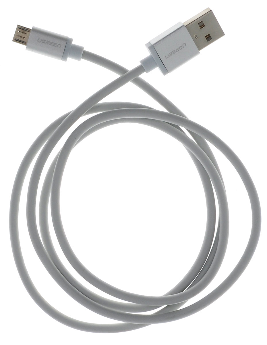 Ugreen UG-10829, White Silver кабель microUSB-USB 1 мUG-10829 Ugreen UG-10829, White Silver кабель microUSB-USB 1 мUG-10829Кабель Ugreen UG-10829 позволяет подключать мобильные устройства, которые имеют разъем microUSB к USB разъему компьютера. Подходит для повседневных задач, таких как синхронизация данных и передача файлов. Экранирование кабеля позволит защитить сигнал при передаче от влияния внешних полей, способных создать помехи. Пропускная способность интерфейса: USB 2.0 до 480 Мбит/с Диаметр проводника питания: 5V: 24 AWG Диаметр проводника передачи данных: 28 AWG Тип оболочки: PVC (ПВХ)