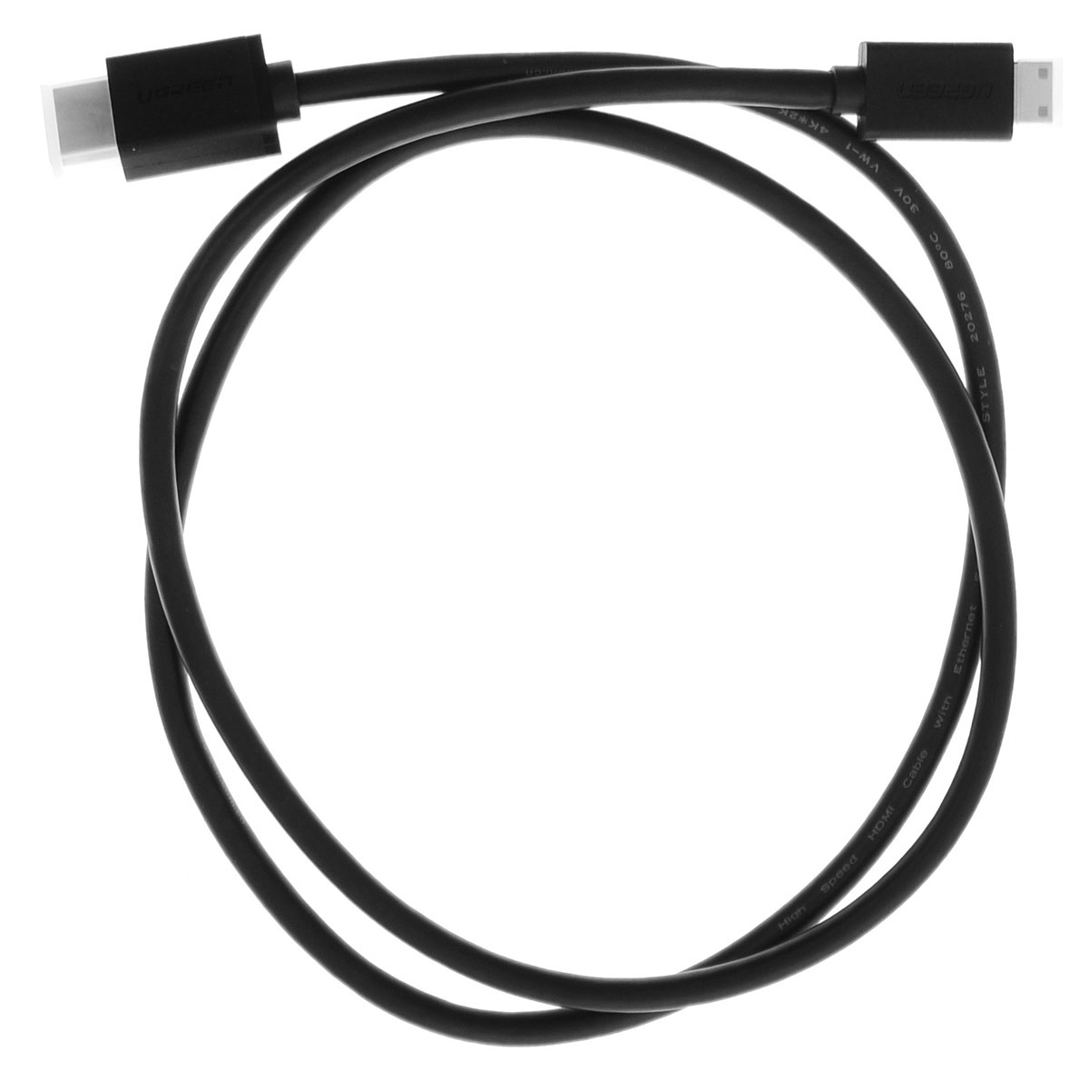 Ugreen UG-10195, Black кабель-переходник HDMI 1 мUG-10195 Ugreen UG-10195, Black кабель-переходник HDMI 1 мUG-10195Кабель Ugreen UG-10195 обеспечивает идеальный способ подключения цифровых фотоаппаратов, видеокамер и других цифровых устройств с разъемом mini HDMI к HDMI порту. Этот кабель обеспечивает оптимальную передачу видео и аудио канала. Позолоченные разъемы обеспечивают максимальную передачу сигнала.