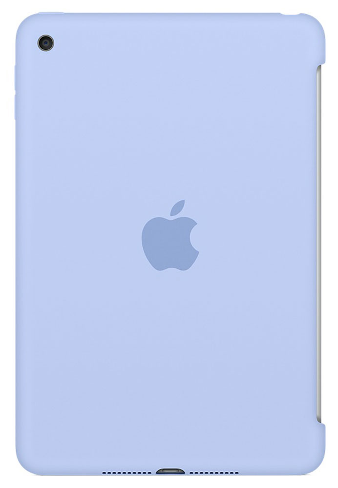 Apple Silicone Case чехол для iPad mini 4, LilacMMM42ZM/A Apple Silicone Case чехол для iPad mini 4, LilacMMM42ZM/AСиликоновый чехол защищает заднюю поверхность iPad mini 4 и идеально совместим со Smart Cover, чтобы ваше устройство было в безопасности с обеих сторон. Чехол с гладкой силиконовой поверхностью очень приятен на ощупь и надёжно оберегает iPad mini 4, сохраняя его корпус таким же тонким и изящным.