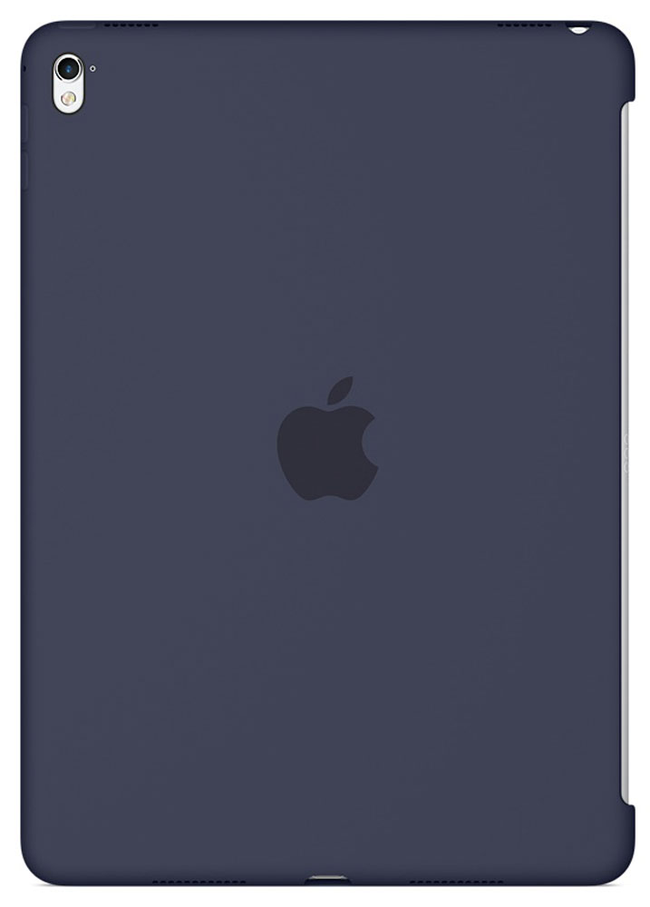 Apple Silicone Case чехол для iPad Pro 9.7, Midnight BlueMM212ZM/A Apple Silicone Case чехол для iPad Pro 9.7, Midnight BlueMM212ZM/AСиликоновый чехол от Apple закрывает заднюю поверхность вашего iPad Pro и плотно прилегает к кнопкам, не делая его толще. Мягкая внутренняя поверхность из микроволокна защищает устройство, а гладкий силикон очень приятен на ощупь. Чехол идеально совместим с новой клавиатурой Smart Keyboard и обложкой Smart Cover. Ваш iPad Pro защищён со всех сторон.