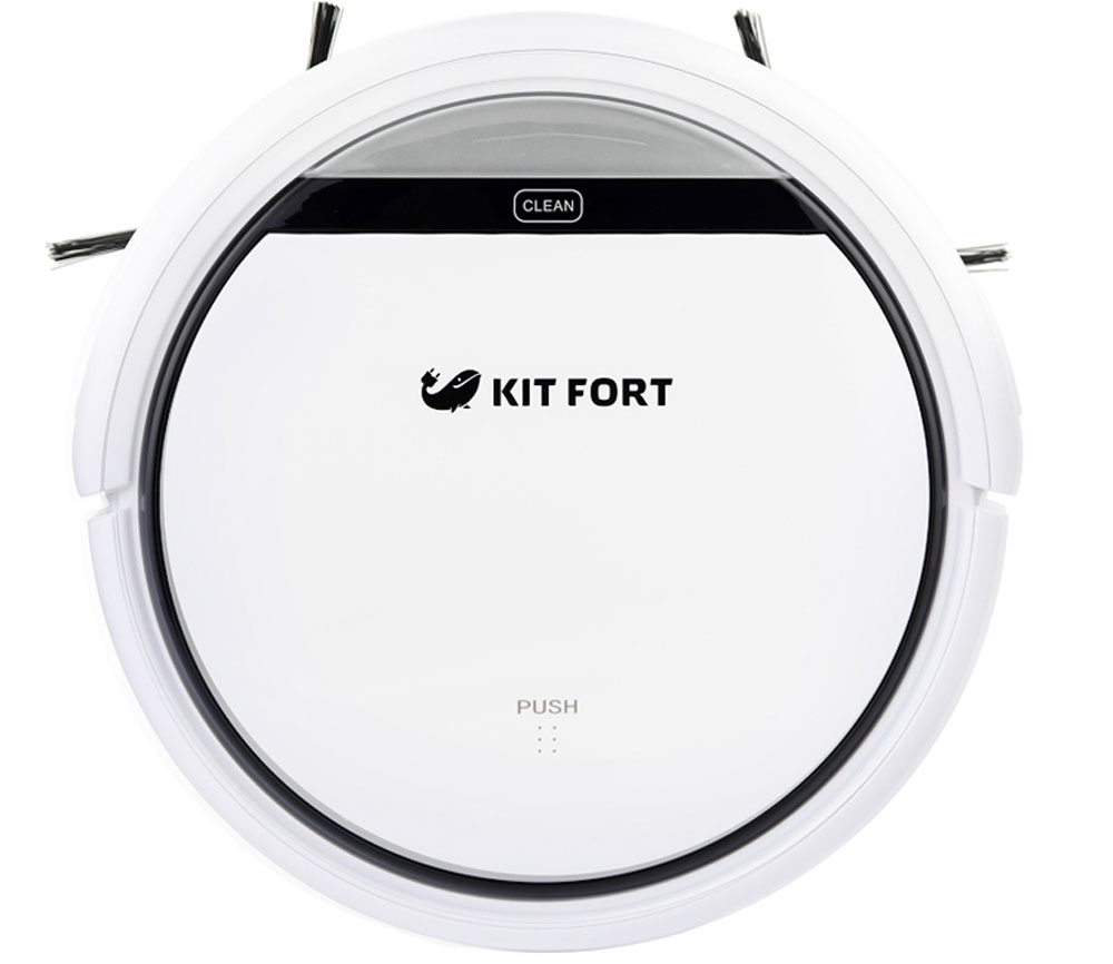 Kitfort KT-518, White робот-пылесосKT-518 белый Kitfort KT-518, White робот-пылесосKT-518 белыйРобот-пылесос Kitfort КТ-518 имеет функции автоматической и ручной уборки, локальной уборки и уборки по расписанию. Кроме того, имеется специальная программа для уборки вдоль стен, когда пылесос перемещается по периметру помещения. Искусственный интеллект пылесоса автоматически выбирает наиболее оптимальную траекторию движения в каждом случае, согласующуюся с выбранной программой. Режимов уборки несколько: по спирали случайным образом по периметру помещения зигзагом Включить и выключить пылесос, задать нужный режим работы или запрограммировать пылесос можно, используя панель управления самого пылесоса, а также с пульта дистанционного управления. Хотите прийти с работы и обнаружить чистую квартиру? Запрограммируйте робота, определив график, и пылесос в ваше отсутствие уберет во всех помещениях.