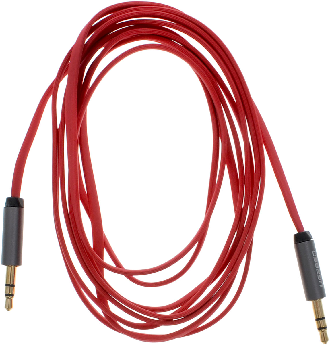 Ugreen UG-10794, Red Silver кабель AUX 2 мUG-10794 Ugreen UG-10794, Red Silver кабель AUX 2 мUG-10794Кабель Ugreen UG-10794 может быть использован для подключения, например, гарнитуры с MP3-плеером, компьютера, DVD, TV, радио, CD плеер в которых есть данный аудиоразъем. Главное отличие этого аудио кабеля - мягкая оболочка и стильные металлические соединители. Прекрасное качество исполнения и экранирование позволит избежать влияния помех при передаче сигнала. Толщина кабеля: 1,5 х 3,5 мм Тип оболочки: ПВХ