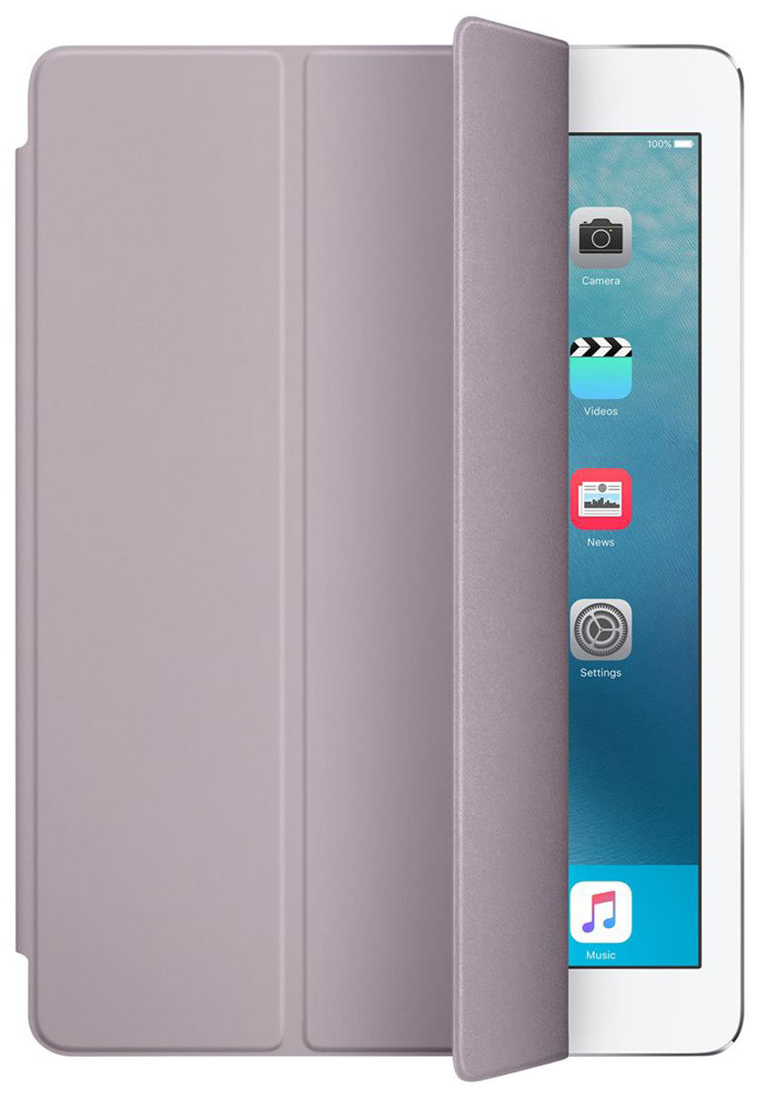 Apple Smart Cover чехол для iPad Pro 9.7, LavenderMM2J2ZM/A Apple Smart Cover чехол для iPad Pro 9.7, LavenderMM2J2ZM/AОбложка Apple Smart Cover для iPad Pro 9.7 создана из цельного листа полиуретана, чтобы защищать переднюю поверхность вашего устройства. Smart Cover автоматически выводит iPad из режима сна при открытии и переводит в режим сна при закрытии. Она складывается различными способами, что позволяет использовать её как подставку для чтения, просмотра фильмов, набора текста или звонков FaceTime. Обложка снимается и надевается очень легко - в любой момент.