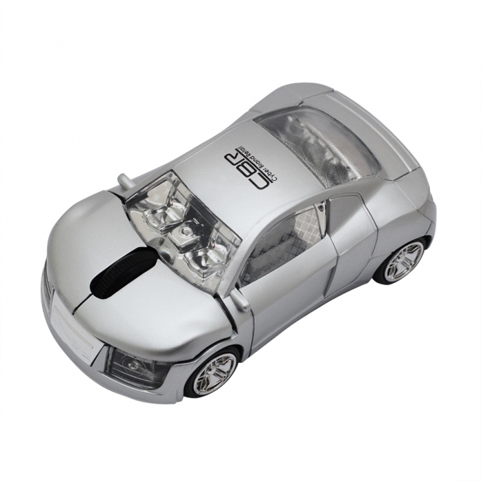 CBR MF 500 Cosmic, Silver мышьMF 500 Cosmic Silver CBR MF 500 Cosmic, Silver мышьMF 500 Cosmic SilverКомпьютерный манипулятор CBR MF 500 Cosmic выполнен в виде шикарного гоночного автомобиля. Болид работает на частоте 2,4 ГГц, и требует для заправки всего одну батарейку типа ААА. В нижней части капота модель имеет удобный разъем для удобного размещения донгла, что минимизирует шансы потери его при частых поездках. Управление скоростным болидом осуществляется с помощью двух кнопок и колеса прокрутки с функцией нажатия. Манипулятор способен рассекать ваш рабочий стол со скоростью 1000 dpi. Миниатюрные размеры модели удобно разместятся в ладони любого размера.