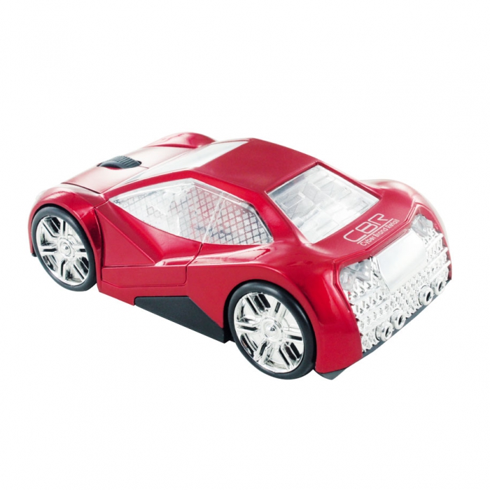 CBR MF 500 Elegance, Red мышьMF 500 Elegance Red CBR MF 500 Elegance, Red мышьMF 500 Elegance RedМодель CBR MF 500 Elegance покорит ваше сердце своими четкими линиями, глянцевой поверхностью и необычным дизайном. Корпус автомобиля выполнен в футуристическом дизайне. Хромированные диски, узор на стеклах, обширные фары, серебристый салон и брутальный багажник - эта модель создана для решительных и динамичных людей. Управлять такой красивой мышью особенно приятно и главное - удобно. Модель имеет приятный размер, который подойдет для ладони любого размера. Как и всякая современная компьютерная мышь, оптическая мышь CBR MF 500 Elegance оснащена колесиком прокрутки и не требует драйверов при подключении к компьютеру. Модель имитирует движение автомобиля за счет подвижных колес и отсутствия проводов. Оптический сенсор и разрешение в 1000 dpi обеспечивают хорошей скоростью и точностью отклика.