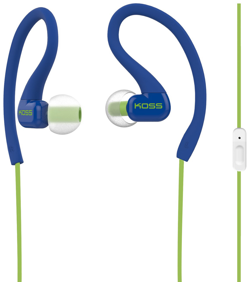 Koss KSC32i, Blue наушники2129918786 Koss KSC32i, Blue наушники2129918786Koss KSC32i - это спортивные наушники с функцией гарнитуры. Какой бы активный образ жизни вы ни вели, наушники будут всегда оставаться на месте благодаря специальному заушному креплению. Модель отличается ультралегким весом, устойчивостью к влаге и комфортной посадкой.