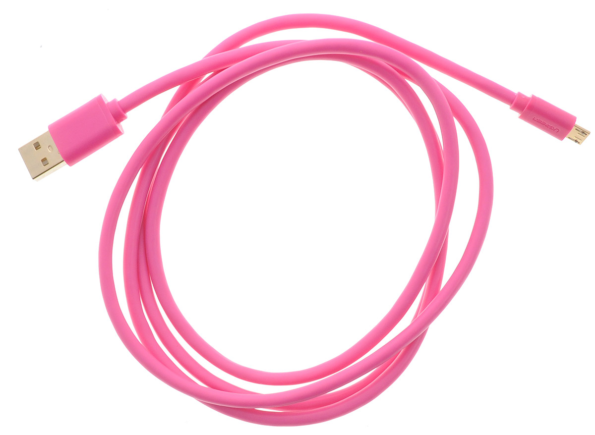 Ugreen Premium UG-10859, Pink кабель-переходник USB 1.5 мUG-10859 Ugreen Premium UG-10859, Pink кабель-переходник USB 1.5 мUG-10859Кабель Ugreen Premium UG-10859 позволяет подключать мобильные устройства, которые имеют разъем microUSB 5pin к USB AF разъему компьютера. Подходит для повседневных задач, таких как синхронизация данных и передача файлов. Пропускная способность интерфейса: до 480 Мбит/с Тип оболочки: ПВХ