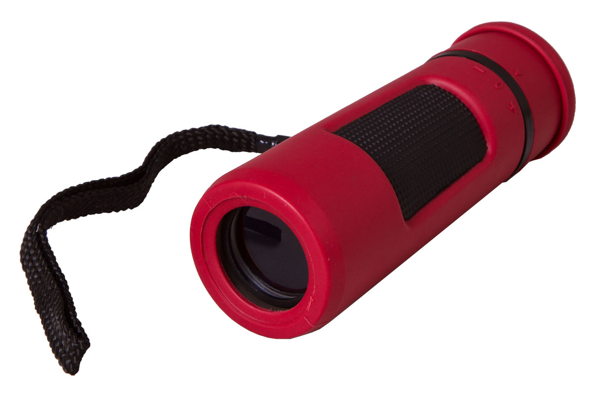 Bresser Topas 10x25, Red монокуляр8911028E8G000 Bresser Topas 10x25, Red монокуляр8911028E8G000Компактный монокуляр Bresser Topas 10x25 для туристов, путешественников и натуралистов. Это гармоничное сочетание удобства использования, надежности конструкции и высоких оптических характеристик. Лучше всего этот миниатюрный монокуляр проявит себя при дневных наблюдениях: изучении птиц, просмотре спортивных мероприятий, исследовании дикой природы. Благодаря металлическому корпусу он переживет любые дорожные потрясения. Монокуляр Bresser Topas 10x25 обеспечит получение качественной и высококонтрастной картинки, правильно передаст цвета и позволит рассмотреть удаленные предметы в мельчайших деталях. Все оптические элементы изготовлены из стекла, а внешние линзы имеют полное просветление. Чтобы сделать картинку максимально четкой, вы можете откорректировать диоптрии окуляра и точно настроить фокус. Боковые части монокуляра имеют резиновые покрытие для удобства и надежности захвата.