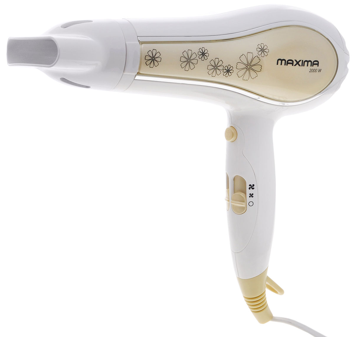 Maxima MF-165, White фенMF-165_White Maxima MF-165, White фенMF-165_WhiteФен Maxima MF-165 поможет сделать красивую укладку. Петля на рукоятке позволяет удобно хранить прибор. Насадка-концентратор создает мощный поток воздуха, который быстро сушит волосы. Фен оснащен защитой от перегрева.