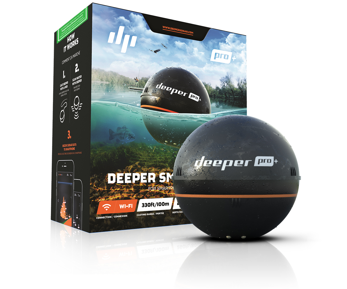 Эхолот Deeper Smart Sonar pro+, Wi-Fi & GPSDP1H10S10 Эхолот Deeper Smart Sonar pro+, Wi-Fi & GPSDP1H10S10Компактный эхолот для iOS и Android устройств является эффективным и удобным устройством для профессионального и любительского использования. Беспроводное Wi-Fi- соединение с устройством позволяет сканировать рельеф и структуру дна на расстоянии до 100 метров. Благодаря GPS- модулю, встроенному в эхолот, возможно создание карт глубин с берега. На экране можно наблюдать глубину, температуру, спрогнозировать появление рыбы в том или ином месте. Вы можете удаленно управлять устройством, анализировать информацию и менять параметры работы эхолота. Deeper Sonar Pro+ - это обязательный атрибут современного рыбака. Использование новых технологий открыло более широкие возможности и позволило перейти рыбалке на новый уровень. Отличительные характеристики модели Deeper Sonar Pro+ PLUS: Соединение: Wi-Fi Максимальная дальность Wi-Fi соединения: 100 метров Максимальная глубина эхолокации: 80 метров Используется встроенный GPS датчик функция картплоттера...