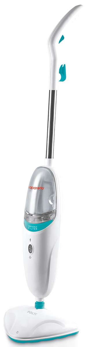 Polti Vaporetto SV300 пароочистительPTEU0254 Polti Vaporetto SV300 пароочистительPTEU0254Долив воды во время работы благодаря съемному баку, фильтр воды с функцией предотвращения накипи даст возможность использовать обычную воду из крана