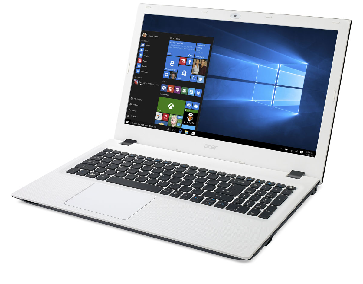 Acer Aspire E5-532-P6LJ, White (NX.MYWER.009)NX.MYWER.009 Acer Aspire E5-532-P6LJ, White (NX.MYWER.009)NX.MYWER.009Яркие цвета и текстурированная поверхность делают ноутбук Acer Aspire E5-532 красивым и приятным на ощупь. Цветные штрихи по краям панелей подчеркивают стильный внешний вид всей серии, а продуманный дизайн стыка поверхностей для открытия ноутбука отлично смотрится и позволяет надежно зафиксировать экран. Благодаря обновленным и настроенным параметрам для воспроизведения мультимедийных материалов, вы насладитесь высоким качеством звука и видео. Технология Acer TrueHarmony предлагает более реалистичные и насыщенные звуковые эффекты, а компоненты, сертифицированные Skype, обеспечивают надежную и мгновенную связь, а также непрерывное, четкое и плавное воспроизведение аудио и видео без эха. Ноутбук Acer Aspire E5-532 обладает дополнительными возможностями для решения любых задач. Было улучшено беспроводное соединение, увеличена точность определения прикосновений тачпада и установлены более быстрые и большие по объему жесткие диски. Экран оснащен...