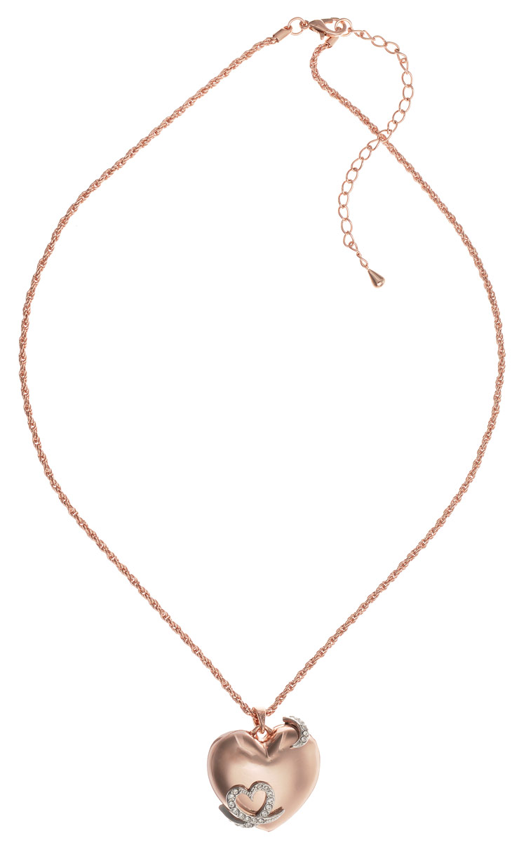 Кулон Art-Silver, цвет: золотой. MS06095N-T-A-912MS06095N-T-A-912 Кулон Art-Silver, цвет: золотой. MS06095N-T-A-912MS06095N-T-A-912Элегантный кулон Art-Silver изготовлен из бижутерийного сплава с позолотой, инкрустирован цирконами и дополнен изящной цепочкой. Кулон выполнен в виде объемного сердечка. Украшение застегивается на замок-карабин, длина изделия регулируется за счет дополнительных звеньев в цепочке. В комплекте с изделием поставляется мешочек для хранения с фирменной символикой. Кулон Art-Silver поможет дополнить любой образ и привнести в него завершающий штрих.