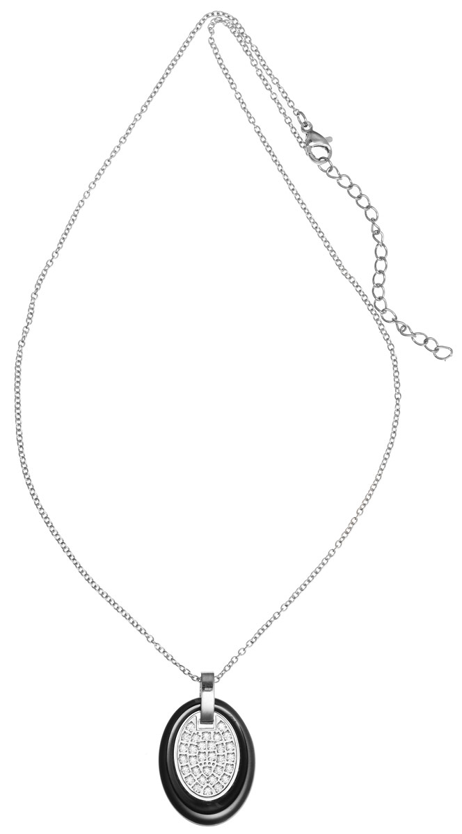 Кулон Art-Silver, цвет: серебряный, серый. КЧ0936-879КЧ0936-879 Кулон Art-Silver, цвет: серебряный, серый. КЧ0936-879КЧ0936-879Элегантный кулон Art-Silver изготовлен из бижутерийного сплава и керамики, инкрустирован цирконами и дополнен изящной цепочкой. Украшение застегивается на замок-карабин, длина изделия регулируется за счет дополнительных звеньев в цепочке. В комплекте с изделием поставляется мешочек для хранения с фирменной символикой. Кулон Art-Silver поможет дополнить любой образ и привнести в него завершающий штрих.