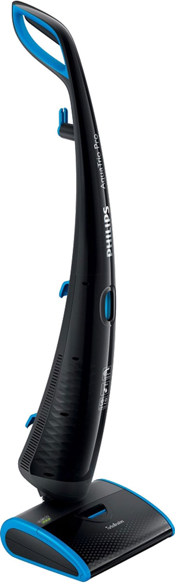 Philips FC7088/01 AquaTrio Pro пылесосFC7088/01 Philips FC7088/01 AquaTrio Pro пылесосFC7088/01AquaTrio Pro одновременно чистит, моет и сушит, позволяя сэкономить ваше время и усилия. Тщательное удаление грязи и пятен благодаря высокоэффективным мягким щеткам из микрофибры. Превосходные результаты влажной уборки для всех видов твердых напольных покрытий. Технология Triple-Acceleration: Сухая уборка: технология водной циркуляции эффективно удаляет частички грязи, пыль и пятна Влажная уборка: щетки из микроволокна вращаются в противоположных направлениях и тщательно очищают поверхность от загрязнений с помощью воды. Частички грязи растворяются в воде и направляются в отдельный резервуар Сушка: благодаря высокой скорости вращения щеток создается поток воздуха, который высушивает поверхность. Чистота плюс гигиеничность: AquaTrio Pro уничтожает до 99 % бактерий и сокращает количество аллергенов. Благодаря наличию отдельных резервуаров для чистой и грязной воды вся грязь и аллергены остаются в резервуаре для грязной воды. ...