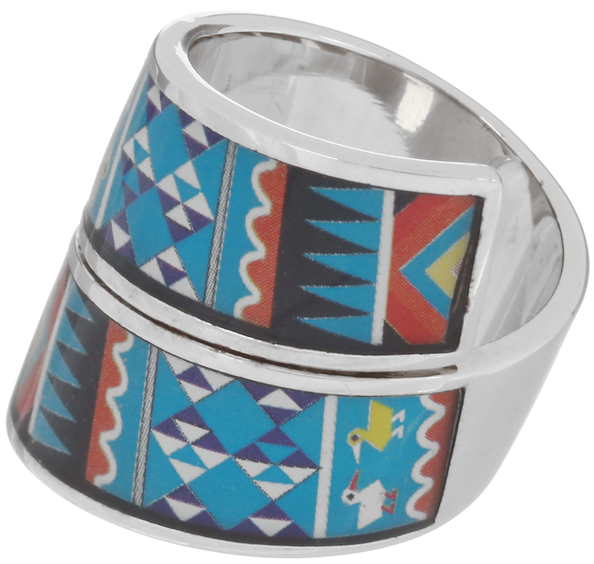 Кольцо Art-Silver, цвет: серебристый, голубой, мультиколор. ФК136-1-320. Размер 17,5ФК136-1-320 Кольцо Art-Silver, цвет: серебристый, голубой, мультиколор. ФК136-1-320. Размер 17,5ФК136-1-320Стильное кольцо спиралевидной формы от Art-Silver изготовлено из бижутерного сплава. Изделие оформлено оригинальным орнаментом и покрыто эмалью. Стильное кольцо придаст вашему образу изюминку и подчеркнет индивидуальность.