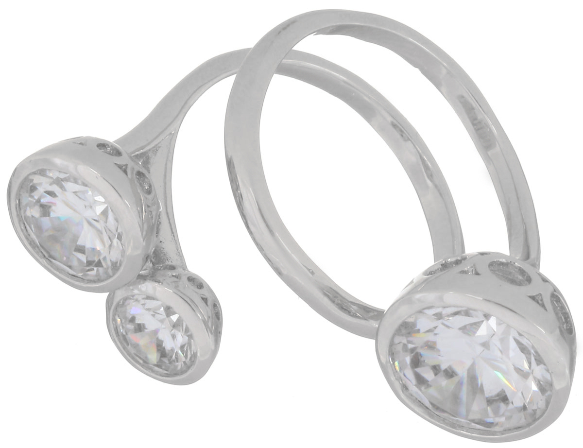 Кольцо Art-Silver, цвет: серебристый. 811077-603-1261. Размер 17811077-603-1261 Кольцо Art-Silver, цвет: серебристый. 811077-603-1261. Размер 17811077-603-1261Стильное кольцо спиралевидной формы от Art-Silver изготовлено из бижутерного сплава и дополнено вставками из кубического циркония. Такое кольцо придаст вашему образу изюминку и подчеркнет индивидуальность.