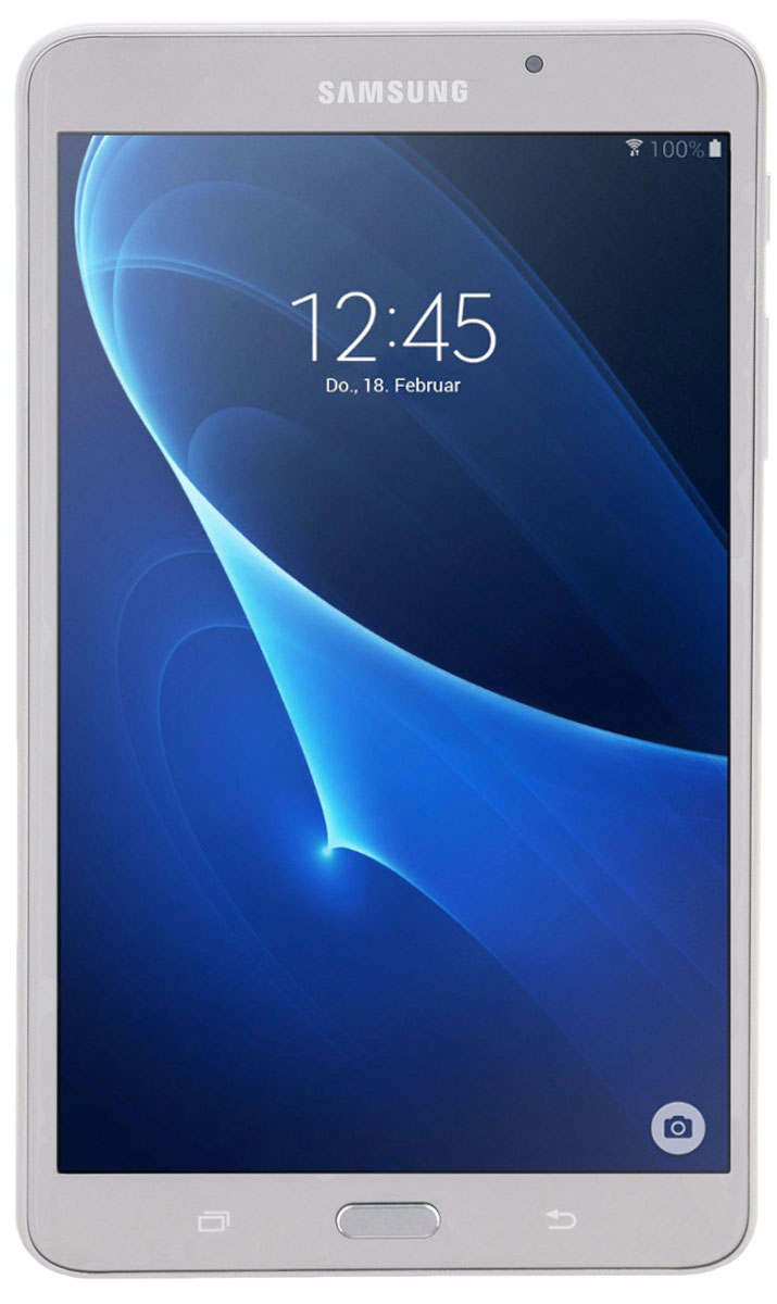 Samsung Galaxy Tab A6 SM-T280, SilverSM-T280NZSASER Samsung Galaxy Tab A6 SM-T280, SilverSM-T280NZSASERПланшетный компьютер Samsung Galaxy Tab A6 привлекает своей компактностью в сочетании с производительностью. В тонком корпусе с классическим дизайном уместилась достойная начинка: четырехъядерный процессор с тактовой частотой 1,3 ГГц и 1,5 ГБ оперативной памяти. За качественное изображение отвечает яркий и сочный 7- дюймовый экран с разрешением 1200x800. Удобный размер планшета позволяет использовать его с одинаковым комфортом и для чтения книг, и для интернет-серфинга, и для развлечений. Точная автофокусировка помогает основной камере 5 Мпикс справиться со съемкой движущихся предметов и получить четкий снимок. Фронтальная камера 2 Мпикс придет на помощь, если нужно сделать автопортрет. Данная модель одинаково подходит как для взрослых, так и для детей. Встроенный таймер ограничивает время, проведенное ребенком за планшетом, а разнообразный увлекательный и образовательный контент поможет малышу провести время с пользой. ...